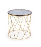 COFFEE TABLE SELENA, FRAME - GOLD, GLASS - SMOKE order